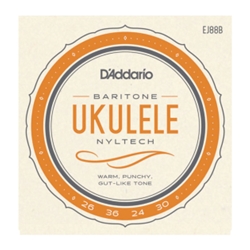 D'Addario EJ88B Nyltech Ukulele Strings, Baritone