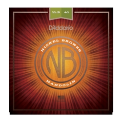 D'Addario NBM11541 Nickel Bronze Mandolin String Set, Medium-Heavy 11.5-41