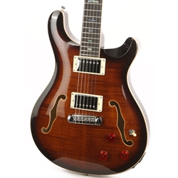 PRS Hollowbody II HPEMB Electric Guitar, Black Gold w/case