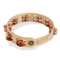 LP® Accent 10" Double Row Wood Tambourine with Copper Jingles