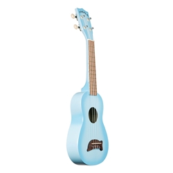 Makala Soprano Dolphin Ukulele - Light Blue Burst