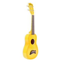 Makala Soprano Dolphin Ukulele - Yellow Burst