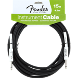 Fender Performance Series Instrument Cable, 15', Black