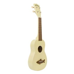 Makala Soprano Shark Ukulele - Coral Yellow