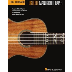 Hal Leonard Ukulele Manuscript Paper