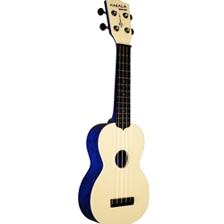 Kala Waterman Soprano Ukulele - Blue Swirl