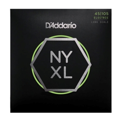 D'Addario NYXL Bass Set Long Scale, Light Top / Med Bottom, 45-105