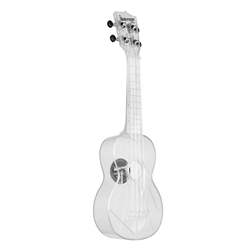 Kala Waterman Soprano Ukulele - Transparent Ice