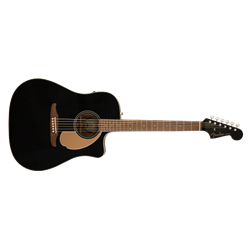 Fender Redondo Player Acoustic Electric Guitar - Jetty Black