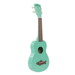 Makala Soprano Shark Ukulele - Surf Green