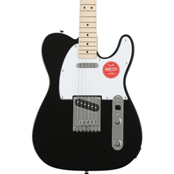 Dorsey Music Fender Squier Affinity Tele Black Electric Guitar