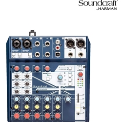 Soundcraft Notepad-8 FX 8 Channel Mixer with effects & USB