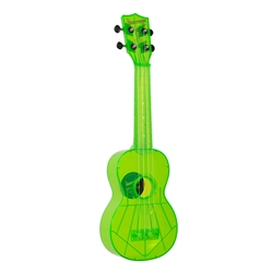 Kala Waterman Soprano Ukulele - Florescent Sour Apple Green