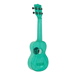 Kala Waterman Soprano Ukulele - Florescent Blue Raspberry